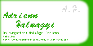 adrienn halmagyi business card